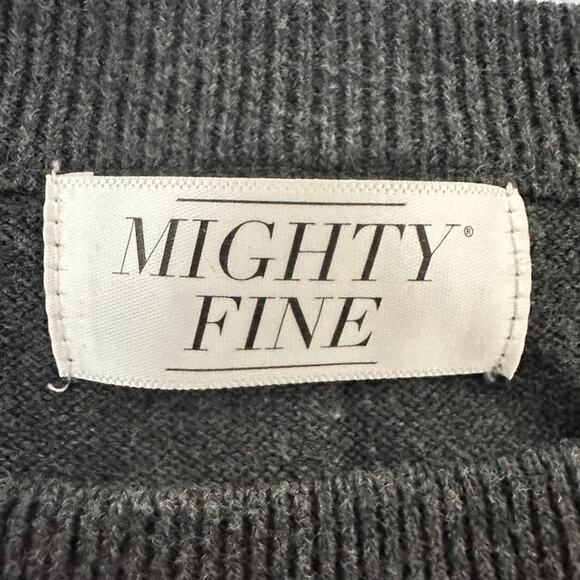 Mighty Fine Womens Sweater Small Holiday Unicorn Santa Ugly Christmas Snow Flake - Picture 5 of 7